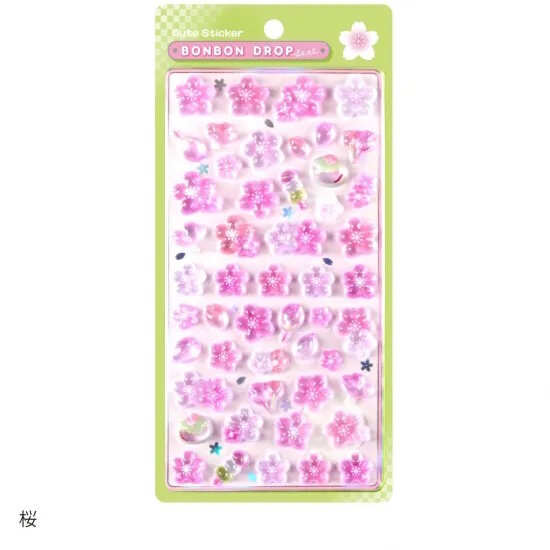 ボンボンドロップシール1月再販情報！和柄、churukiraシリーズなど全28