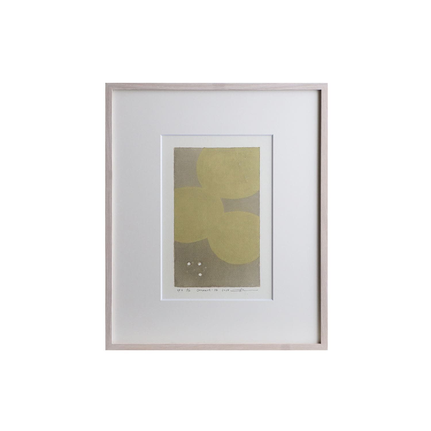 エディション】 黒木周 「Connect-34 グレー」｜版画・シルク