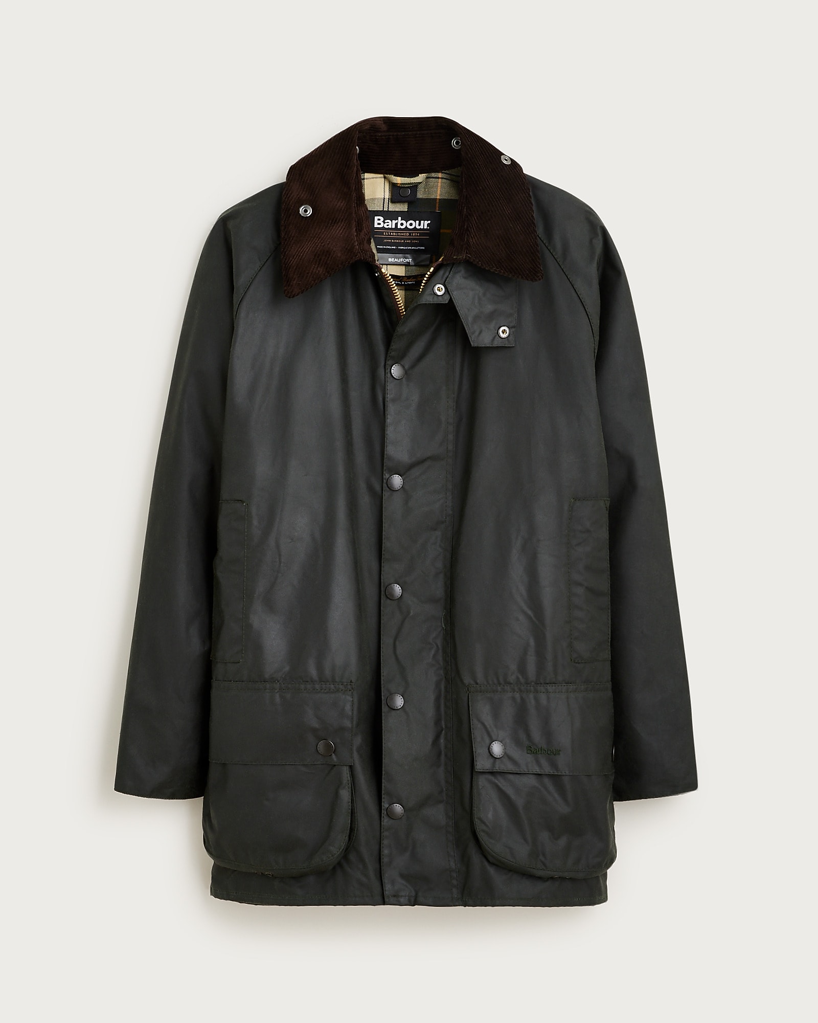 Barbour® Beaufort® Wax Jacket For Men | J.Crew