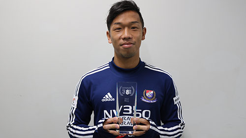 J1受賞者 大分トリニータ FW10藤本 憲明：明治安田生命Jリーグ
