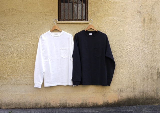 CIOTA シオタ 【メンズ】スビン10/-度詰め吊天竺ポケット付ロンT 商品