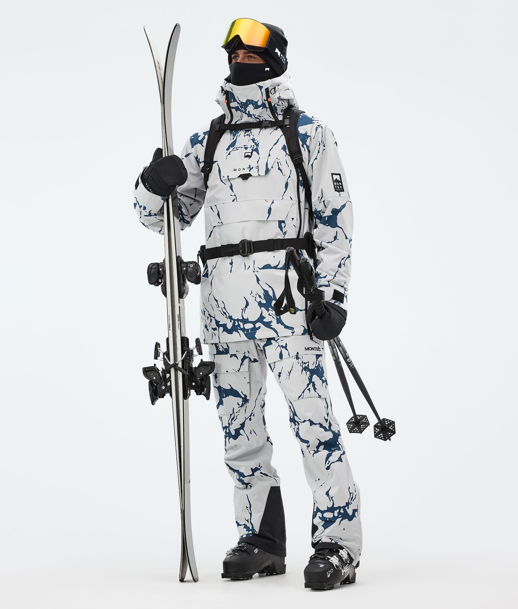 Montec Doom スキージャケット メンズ Ice - グレー | Montecwear.com