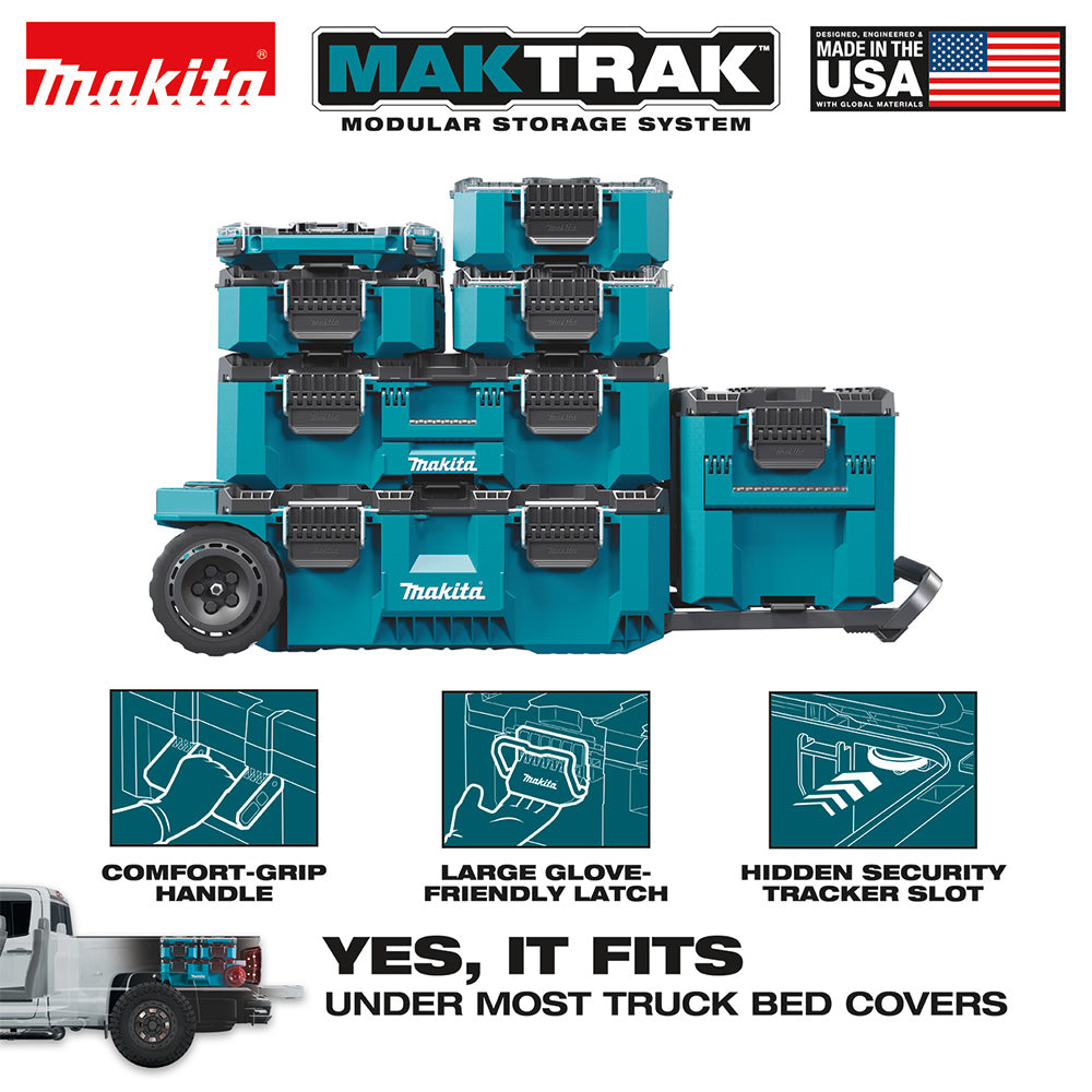 Makita T-90059 MAKTRAK Low-Profile Medium Organizer w/ 11
