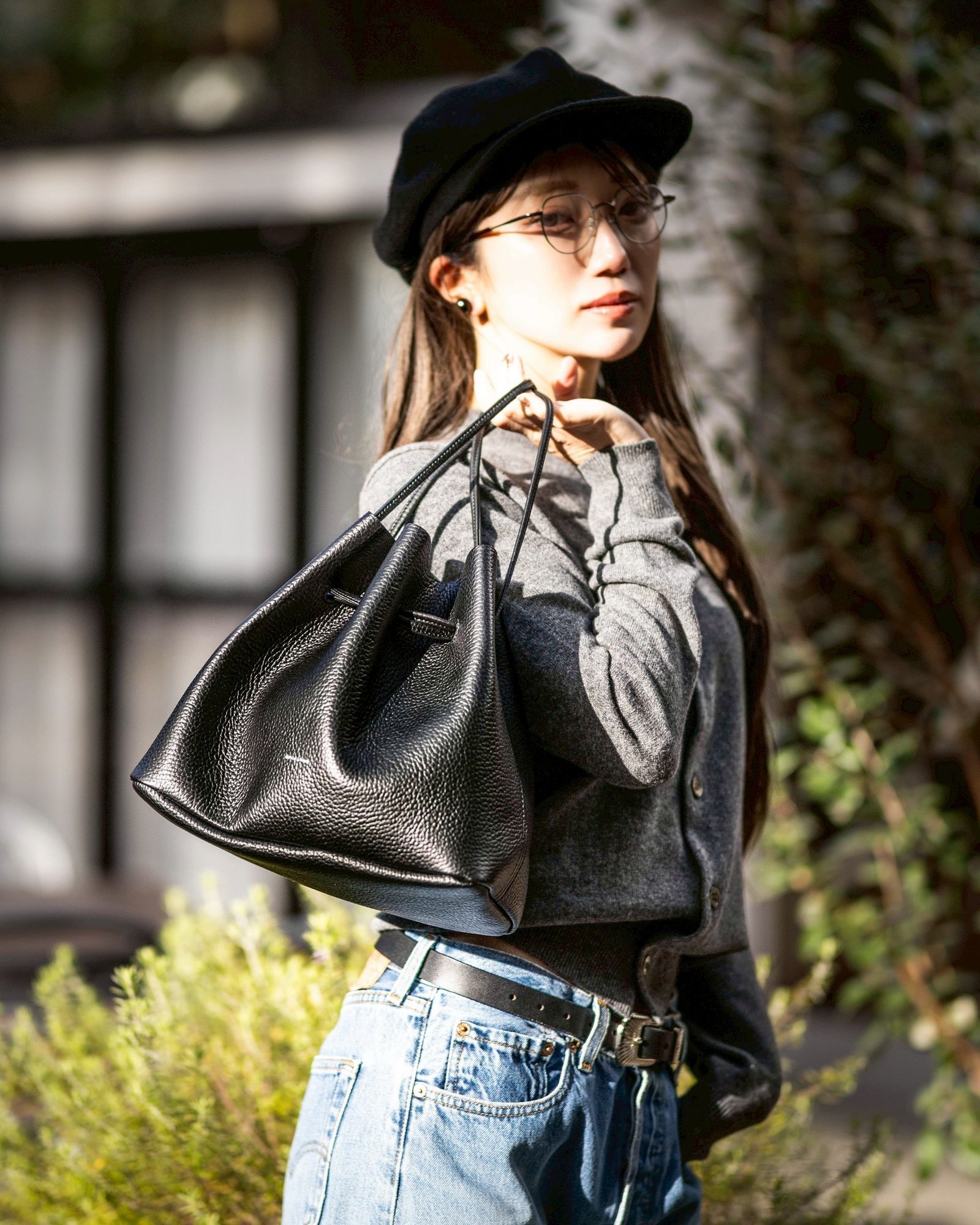 Hender Scheme - エンダースキーマ バッグbucket bag(yv-b-bkb)black