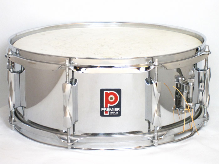 VINTAGE】80's PD1005 Premier Snare Drum Steel 14