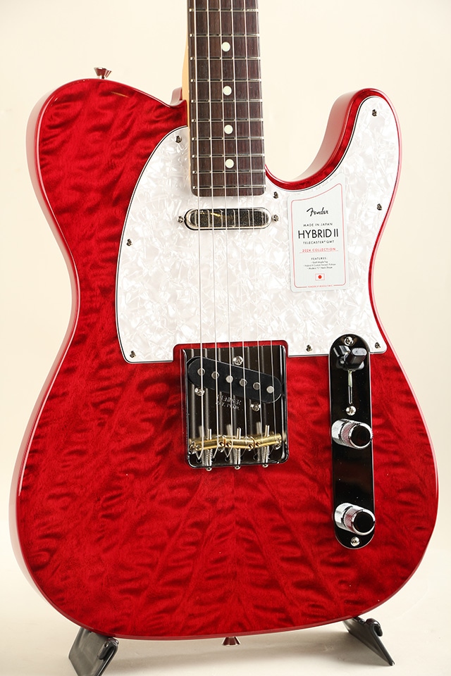 Made in Japan Hybrid II 2024 Collection Telecaster RW Quilt Red