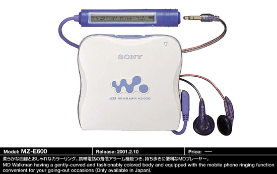 MD Community Page: Sony MZ-E600