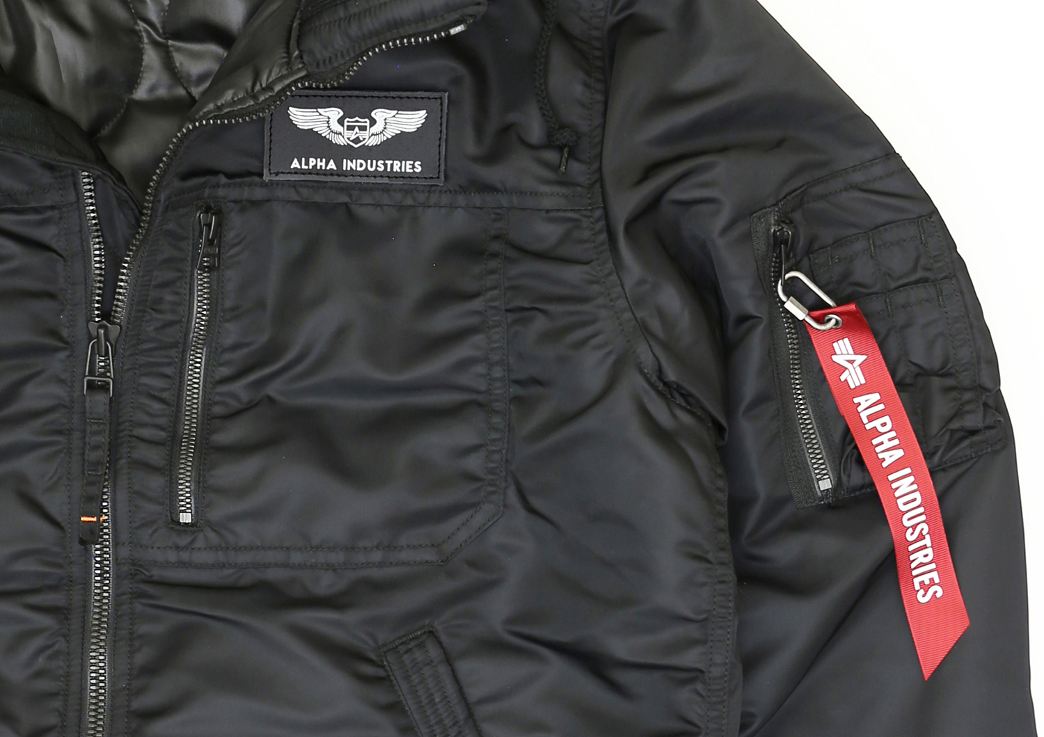 ALPHA INDUSTRIES HOOD RIB JACKER アルファ フード リブジャケット