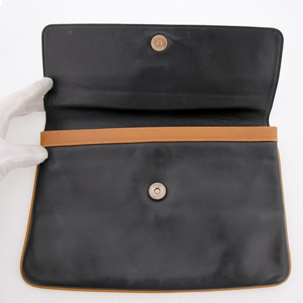 CELINE セリーヌ ラホースキャリッジ クラッチバッグ 中古(ブラック