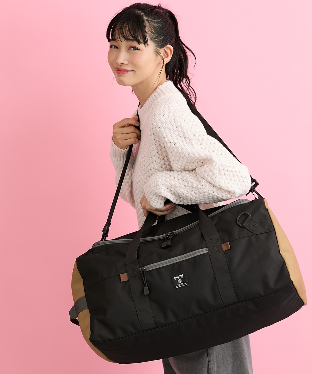 anelloGRANDE（アネログランデ）大容量3WAYはっ水ボストンバッグ（50L