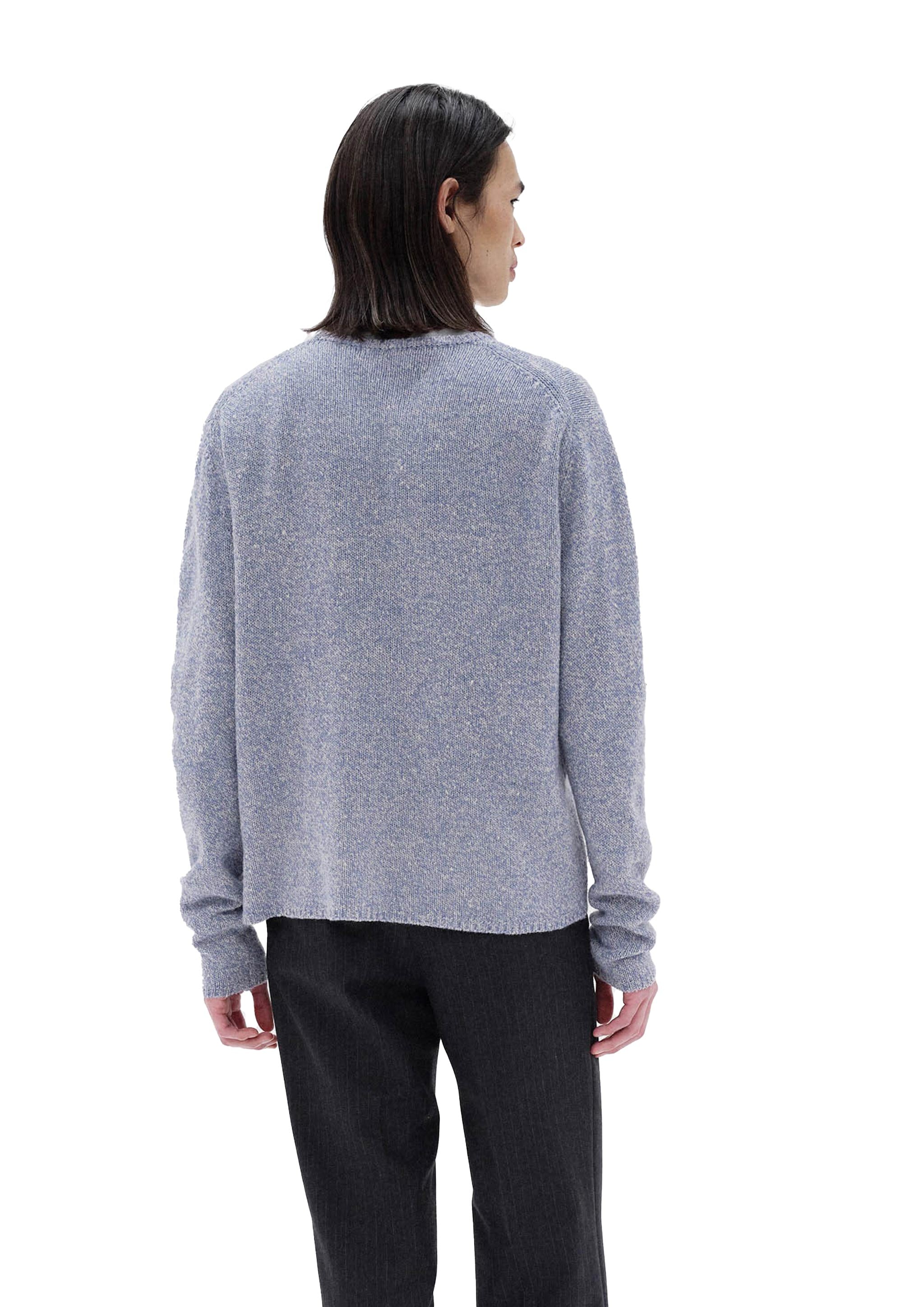 AURALEE - AIRY SILK WOOL KNIT P/O TOP LIGHT PURPLE – SOLAR MTP
