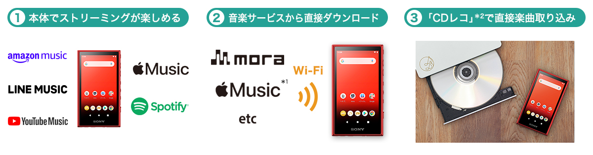 NW-A100シリーズ | ポータブルオーディオプレーヤー WALKMAN
