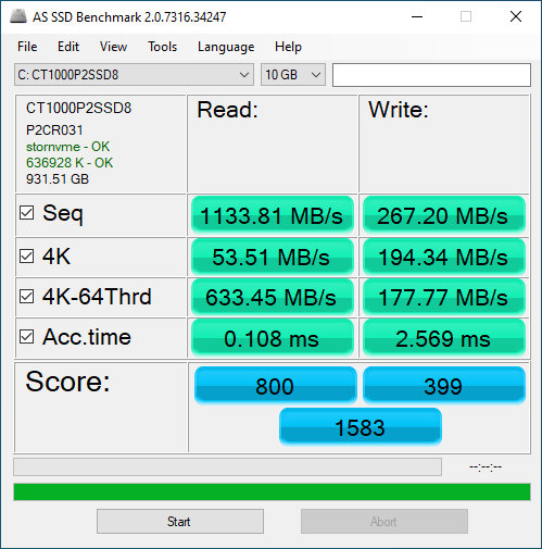 Crucial P2 1TB PCIe Gen3 NVMe M.2 SSD Review - Page 2 of 3