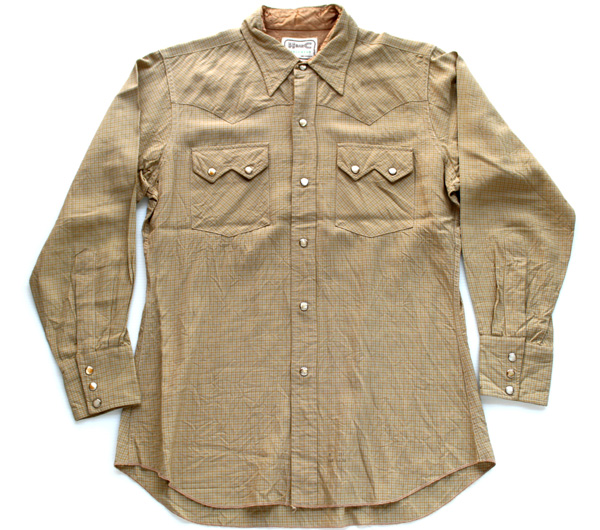 50s HBARC チェック レーヨン ウエスタンシャツ 15 - Sixpacjoe Web Shop