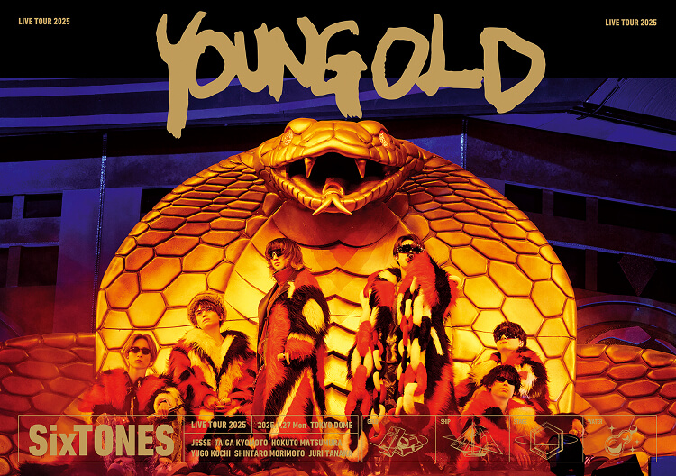 10月29日リリース ライブDVD&Blu-ray「YOUNG OLD」ジャケット写真公開