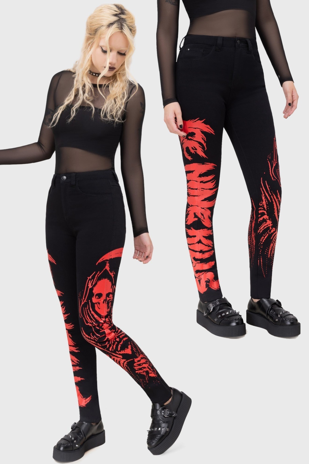 Take Your Pick Skinny Jeans / スキニーパンツ【KILL STAR x ICE NINE