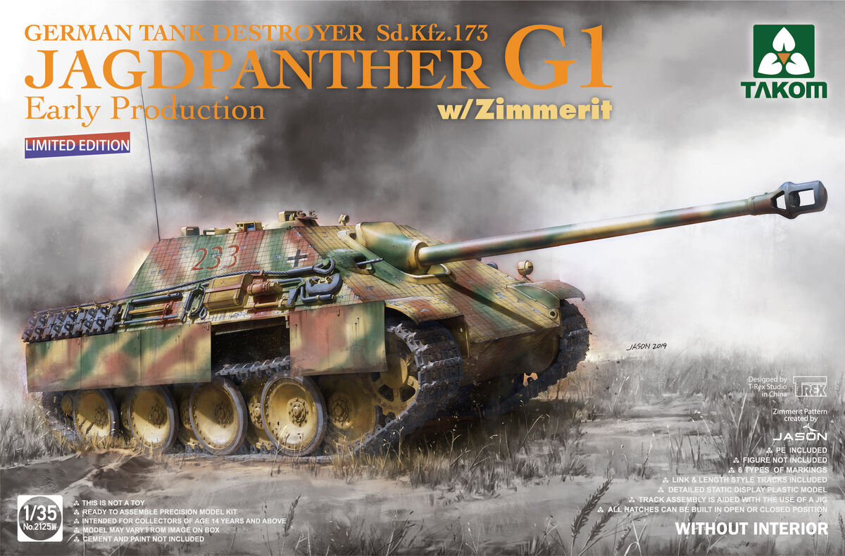 German Tank Destroyer Sd.Kfz.173 Jagdpanther G1 Early Production