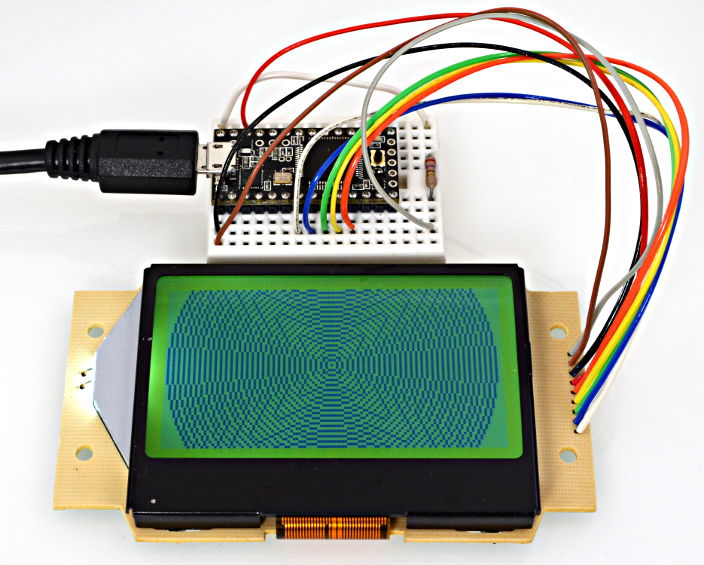 ST7565 Graphic LCD Arduino Library, on Teensyduino