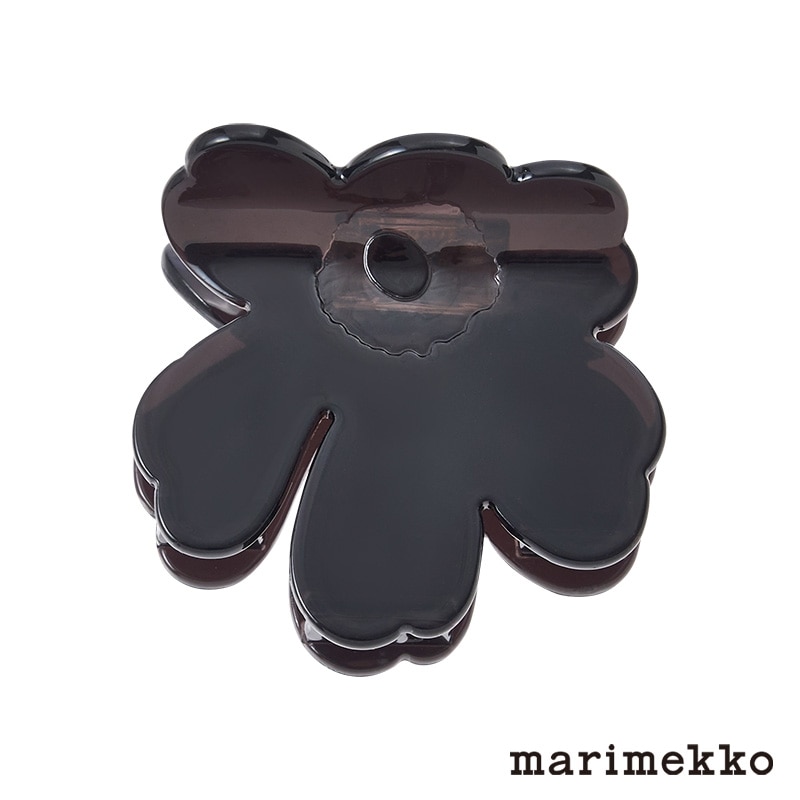 marimekko マリメッコ Unikko Hair Clip Small ブラック(ヘアクリップ