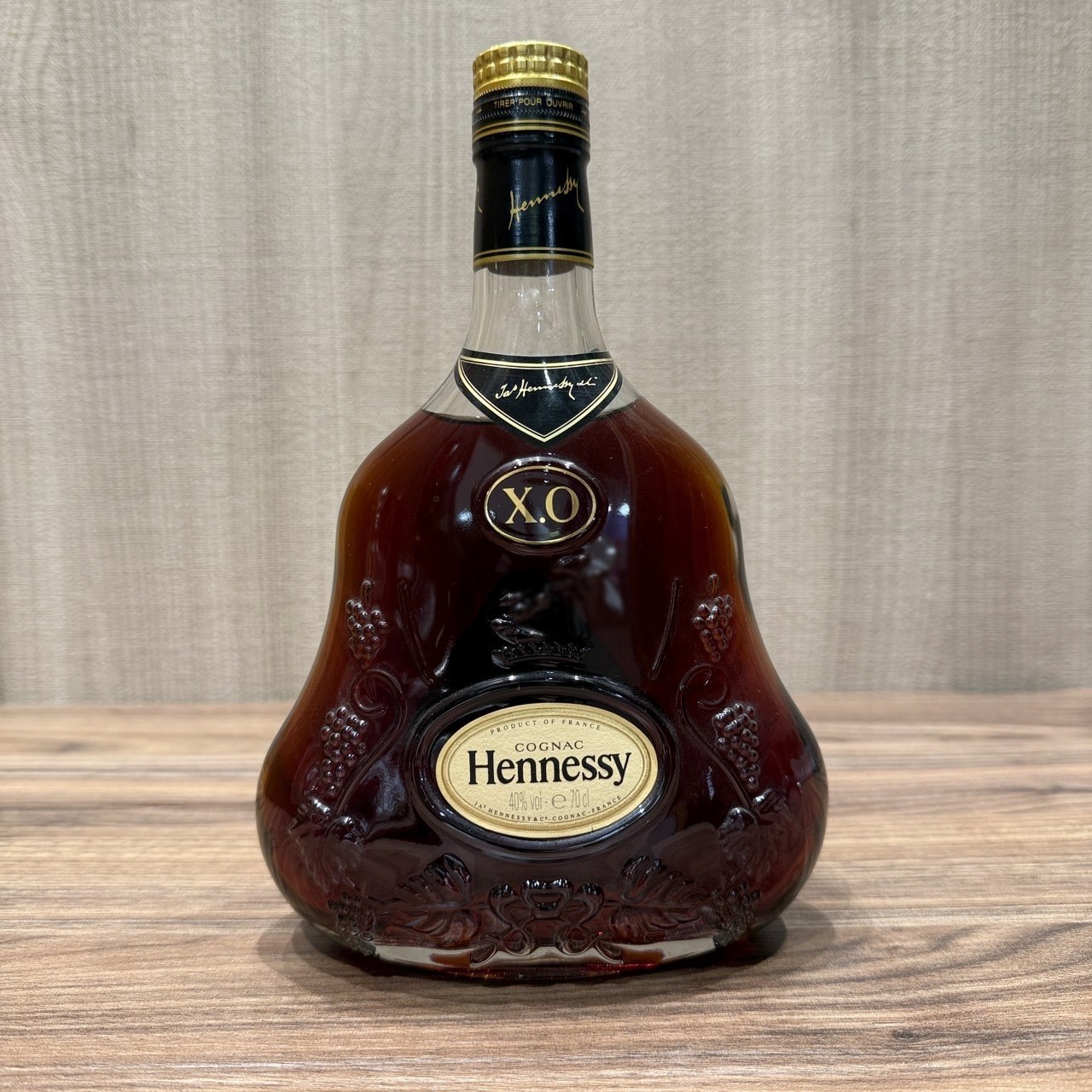 ヘネシーXO クリアボトル 金キャップ ブランデー買取価格ご紹介
