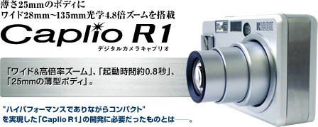 Caplio R1 / デジタルカメラ | RICOH IMAGING