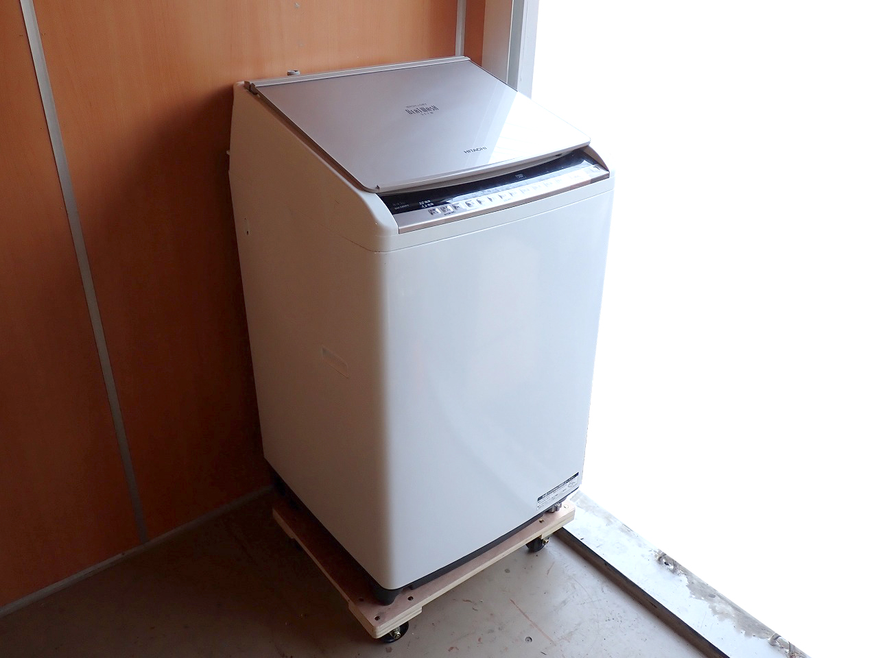 洗濯機 HITACHI BEAT WASH SLIM BW-D8WV 日立 ビートウォッシュ スリム