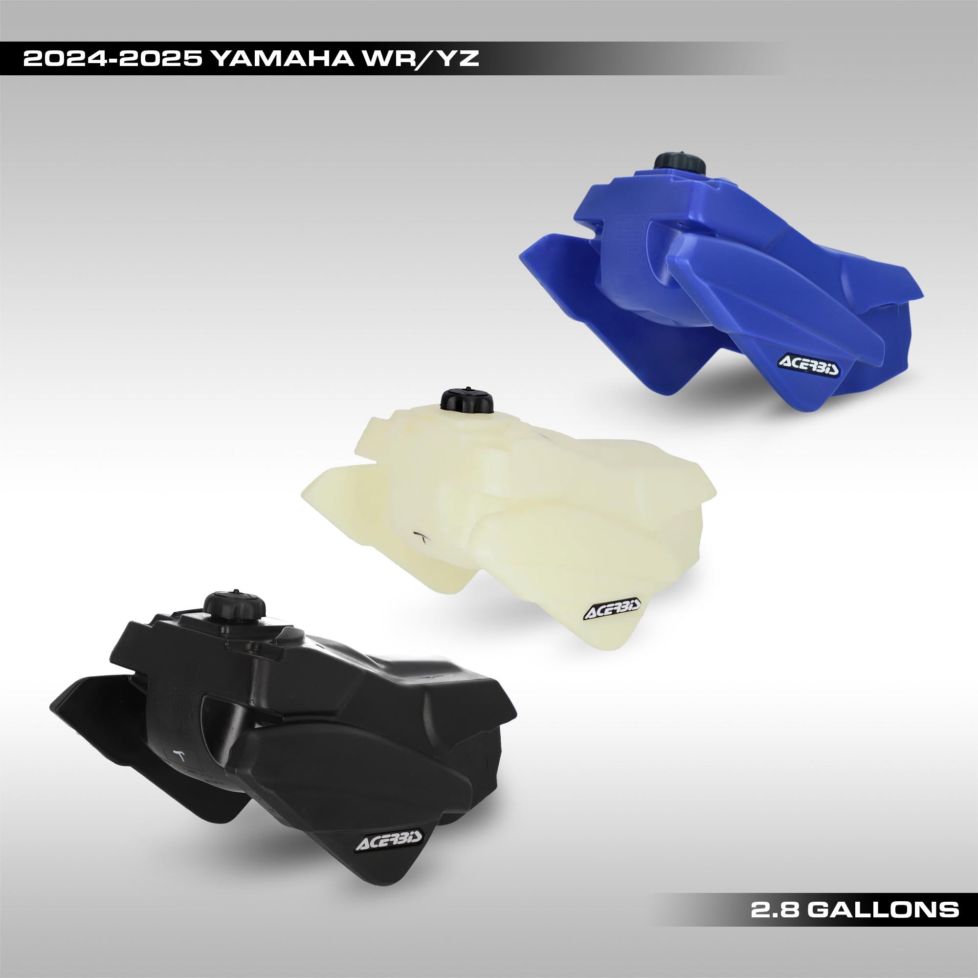 ACERBIS - 2.8 GALLON FUEL TANK - 2024–2025 YAMAHA WR - TMBR MOTO