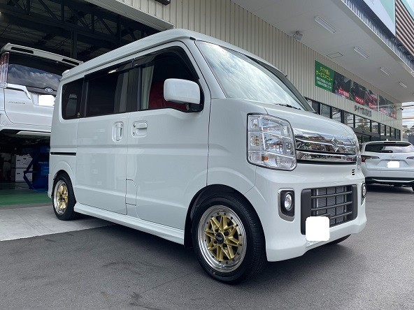 WORK エクイップ03 かなりシブイこの仕上がり！車高調で大人のチョイ