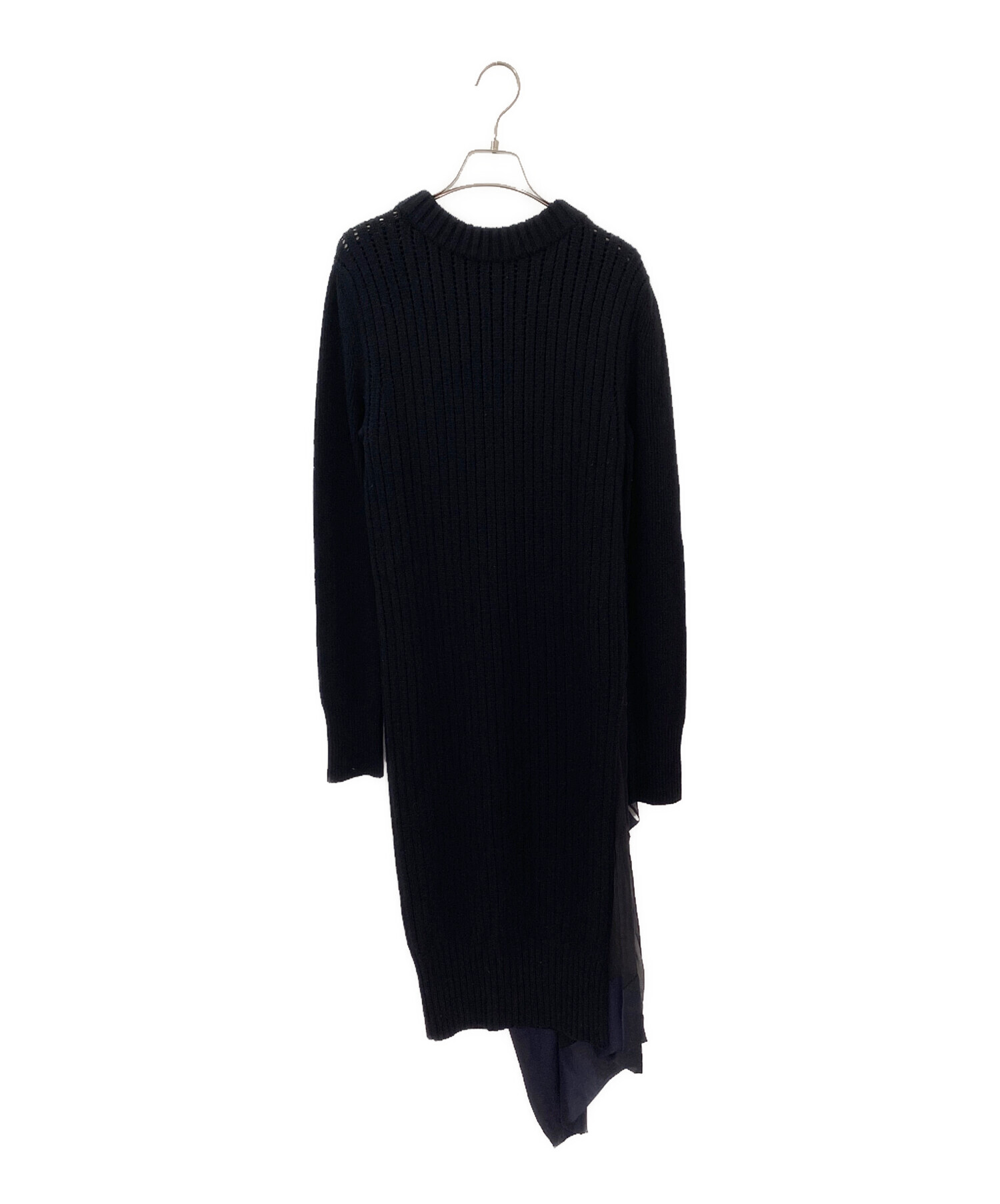 中古・古着通販】sacai (サカイ) シフォンドッキング ニット