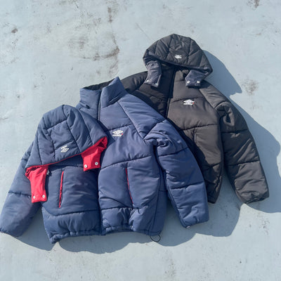 9090 × umbro Removable Hood Puffer Jacket – YZ