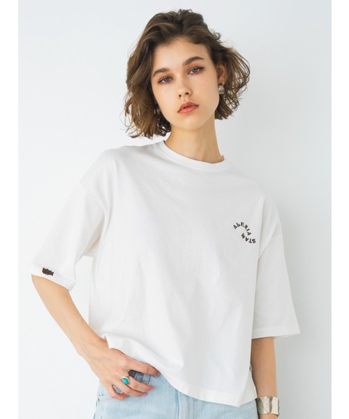 ALEXIA STAM（アリシアスタン） tシャツ Embroidery Logo Tee / ロゴ
