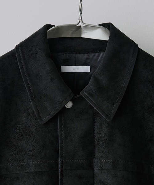 WYM LIDNM ブルゾン アウター FAUX SUEDE ZIP BLOUSON メンズ