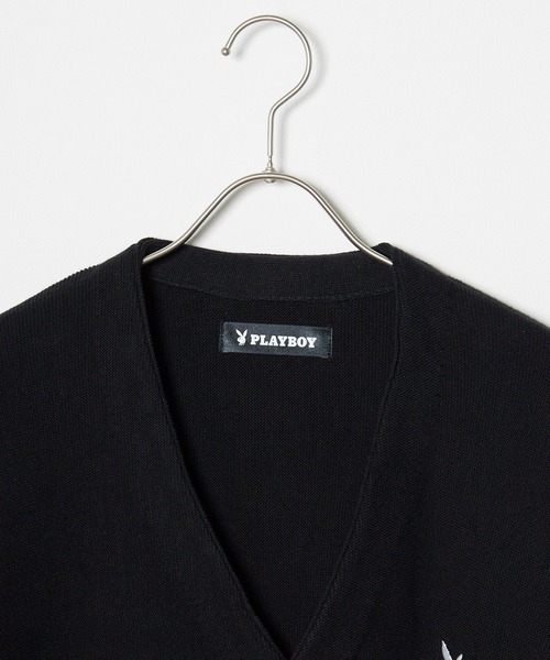 PLAYBOY（プレイボーイ） カーディガン RABBIT V-NECK CARDIGAN