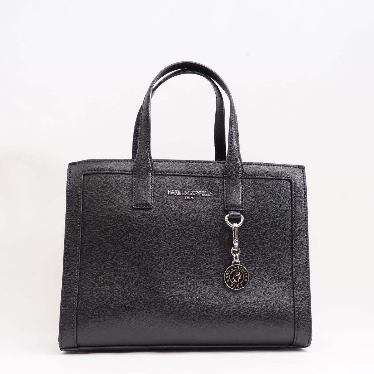 KARL LAGERFELD PARIS カールラガーフェルド レザー ハンドバッグ