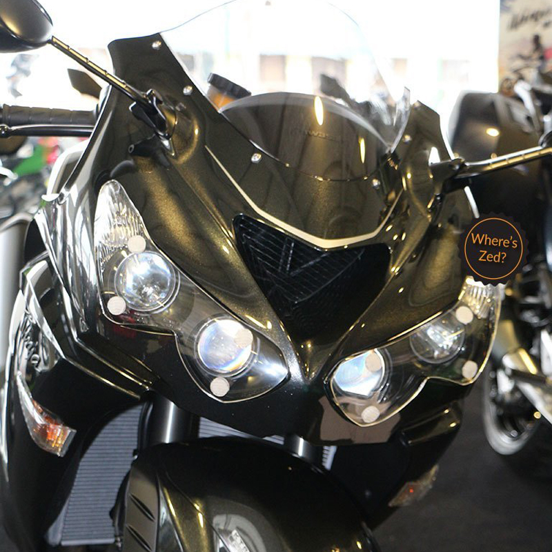 For Kawasaki Ninja ZX14 Zx14r ZZR1400 Ultra Bright COB Led Angel