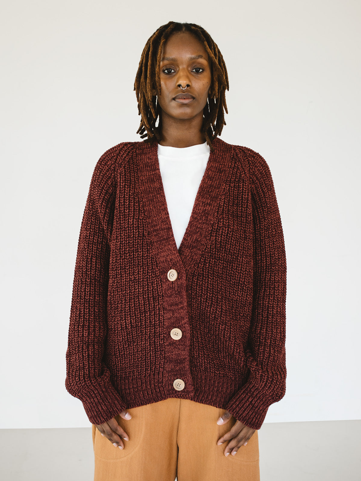 GOTS Certified Organic Cotton Raglan Sleeve Cardigan – ALIYA WANEK