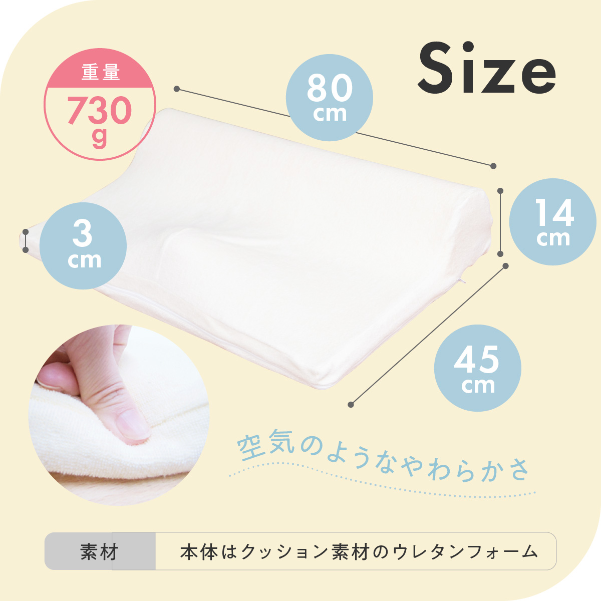 向き癖などによる赤ちゃんの絶壁や頭の変形を改善するベビーマット