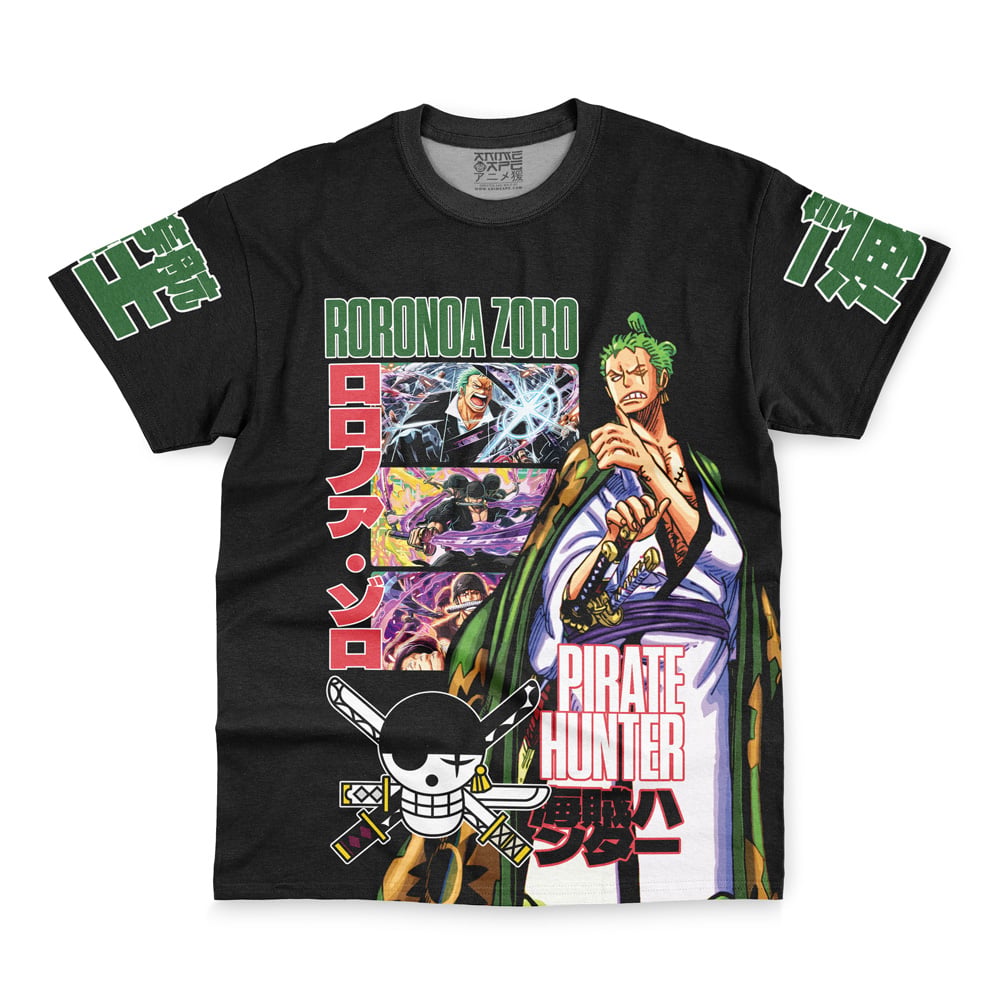 Roronoa Zoro V3 One Piece Streetwear T-Shirt | Anime Ape