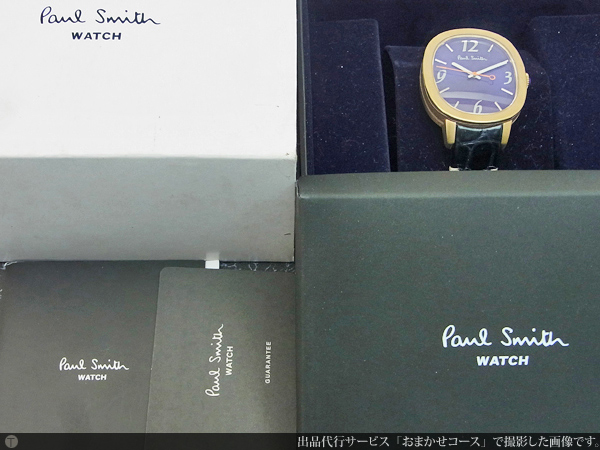 ポール・スミス Paul Smith キングストン 縦長オーバル型ケース
