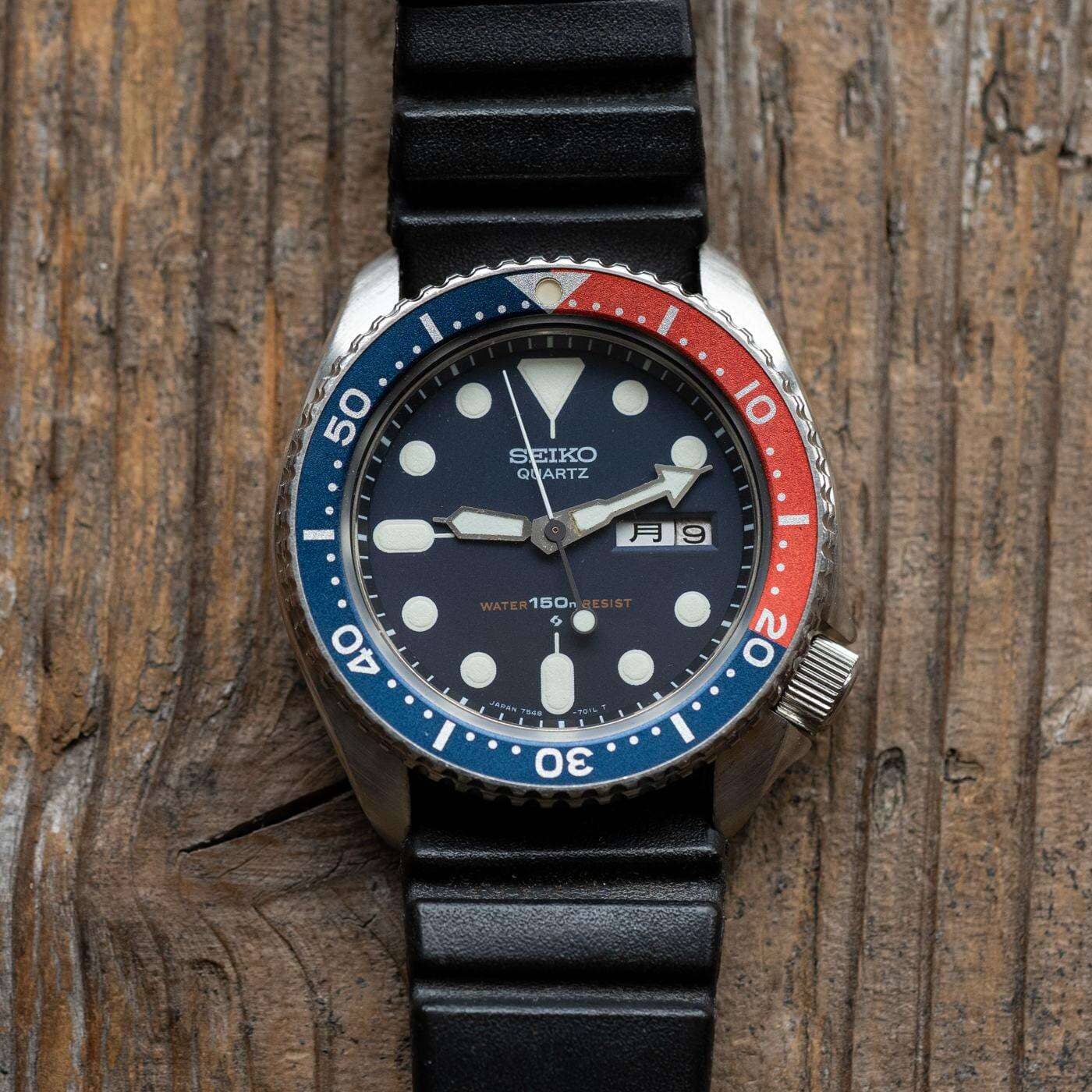SEIKO セイコー 150m ダイバー 7548-700B ペプシベゼル 1980年製 | ARBITRO
