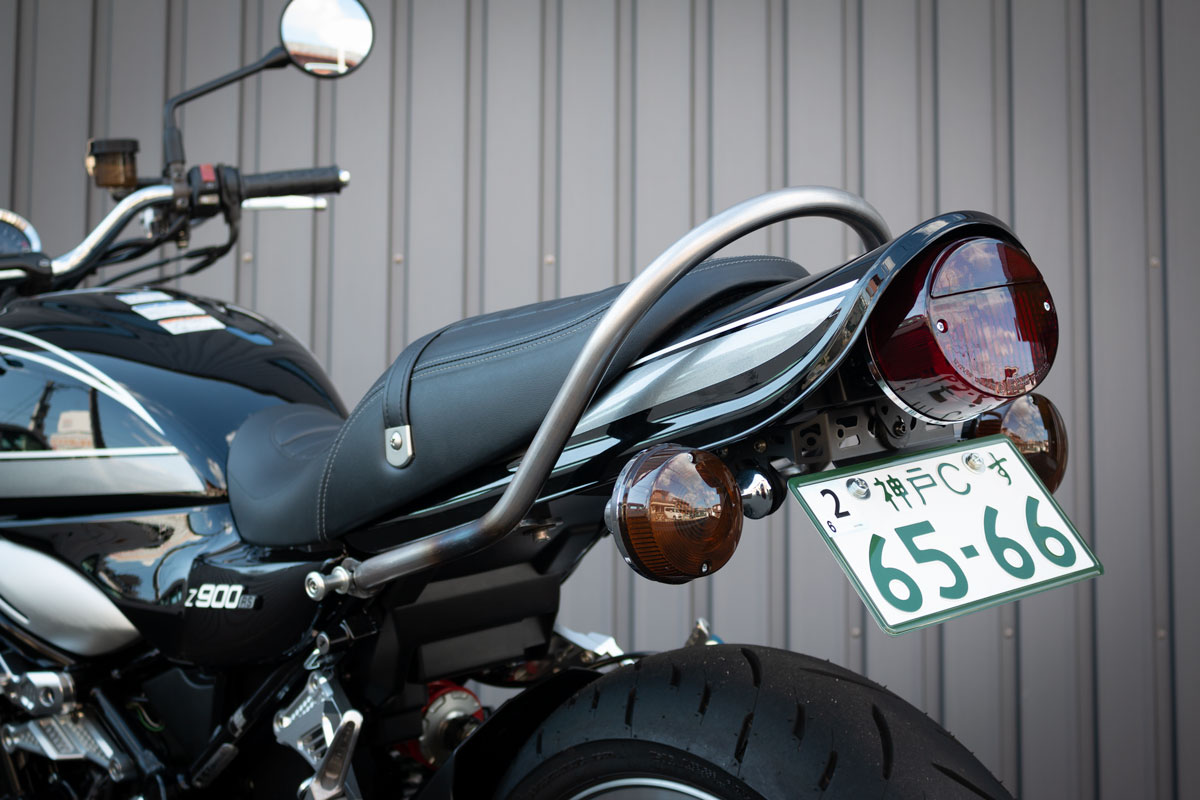 ≪Z900RS、CAFE専用タンデムバー ロングテールカウル用≫開発続報