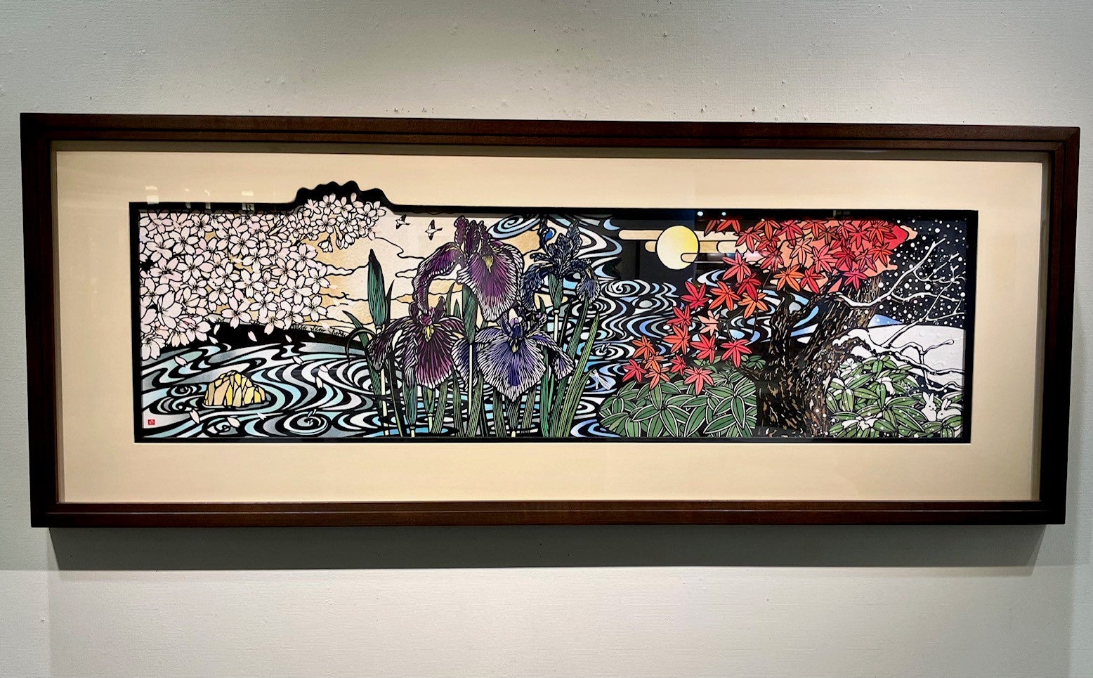 開幕】切り絵画家・久保修さん「紙のジャポニスム 光彩奪目」が7月15日