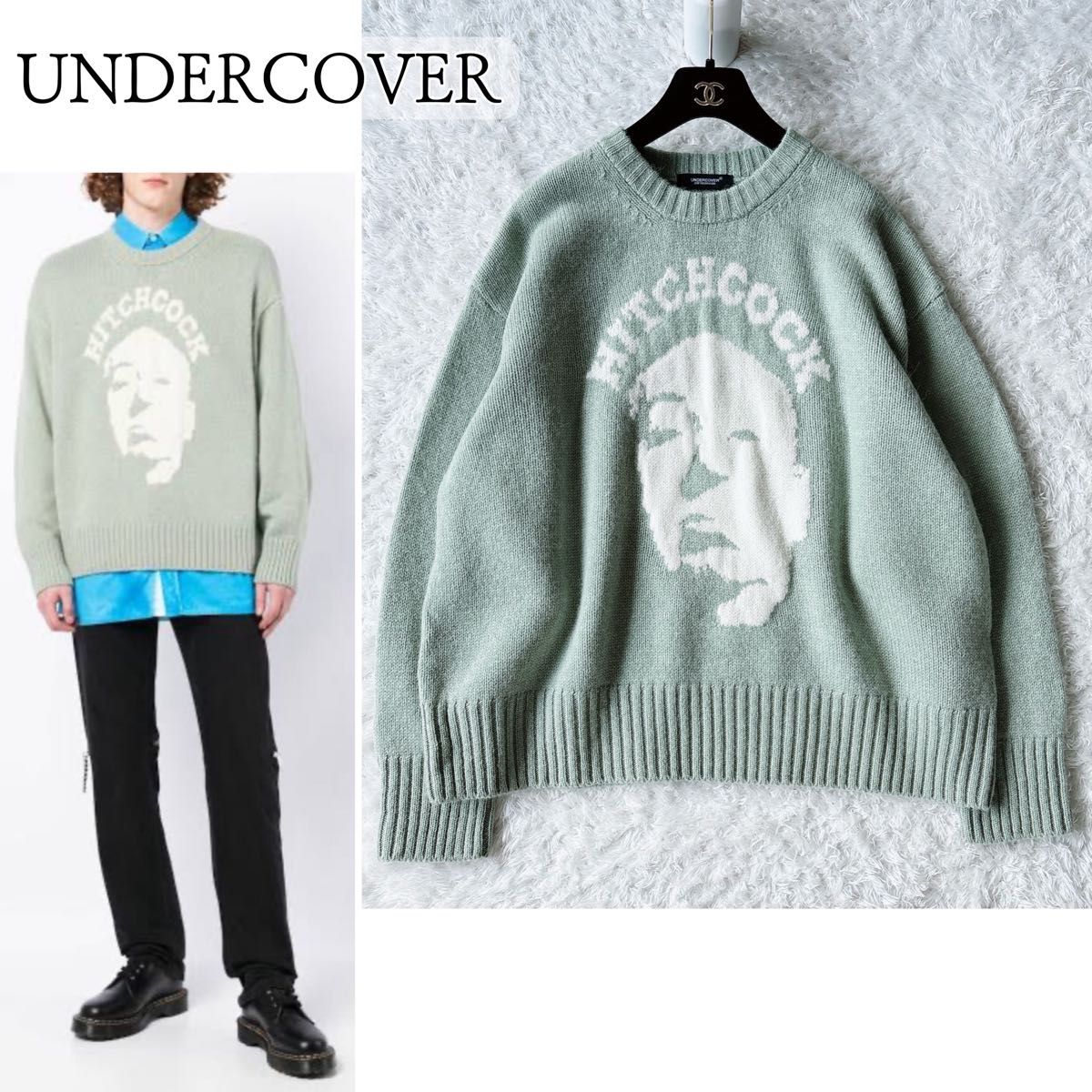 美品 UNDER COVER×Alfred Hitchcock 22AWニット セーター プルオーバー