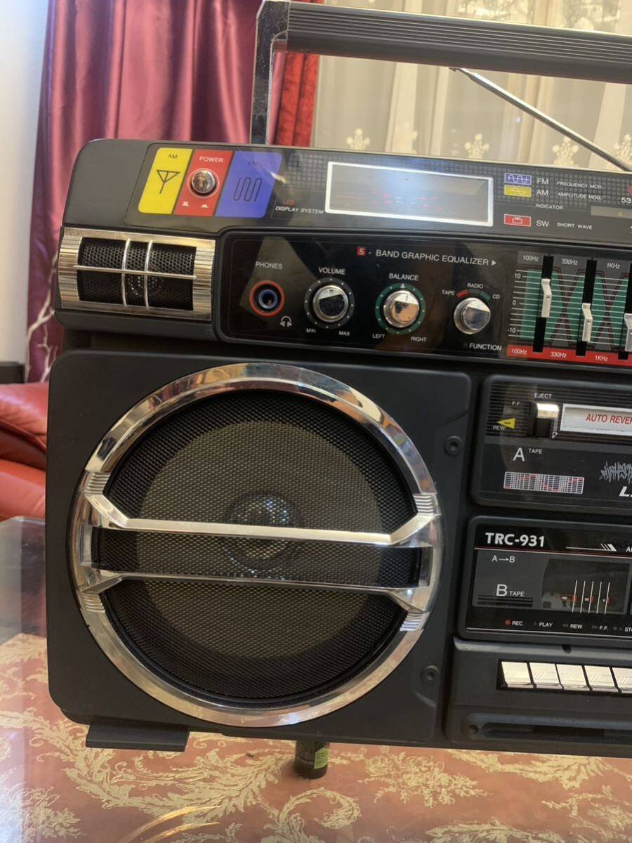 Yahoo!オークション - LASONIC TRC-931ラジカセBOOMBOX デットストック