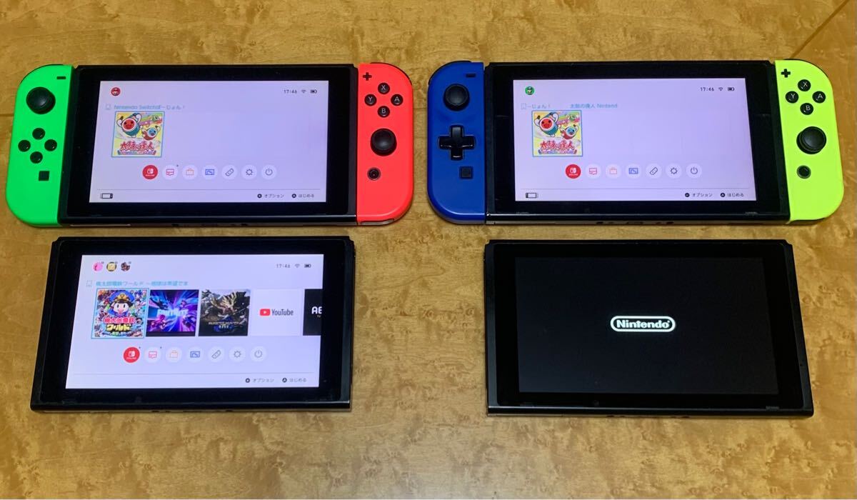 Switch 本体 完全ジャンク 4台 Nintendo Switch - ニンテンドー