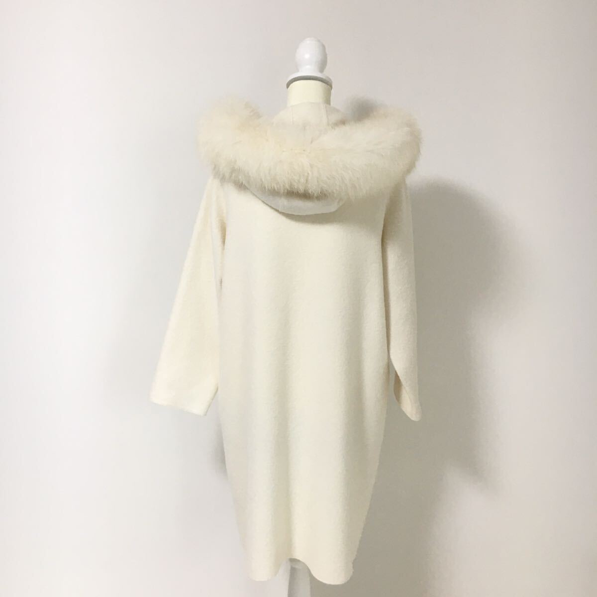 近年美品 FOXEY フォクシー ファー ニット コート アウター 送料無料