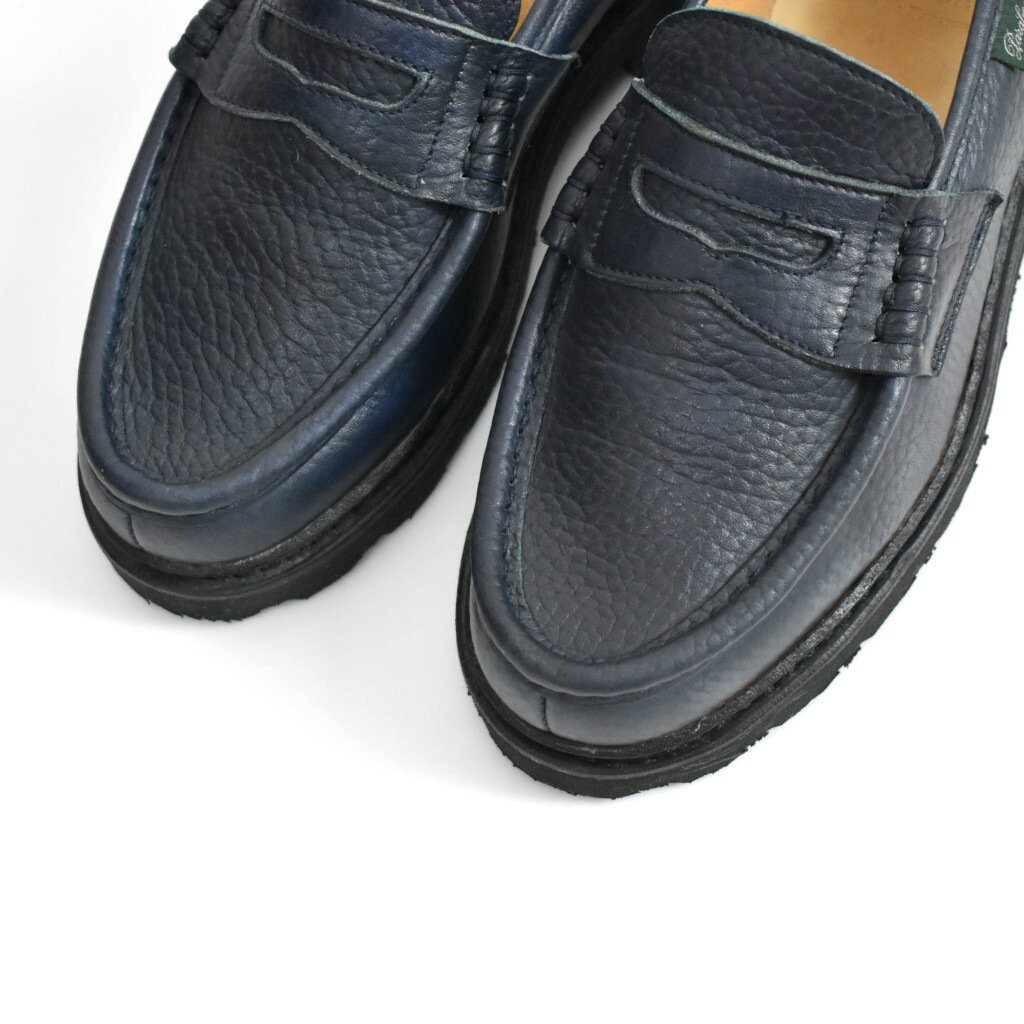 希少 エディフィス別注 PARABOOT パラブーツ ランス ネイビー グレイン