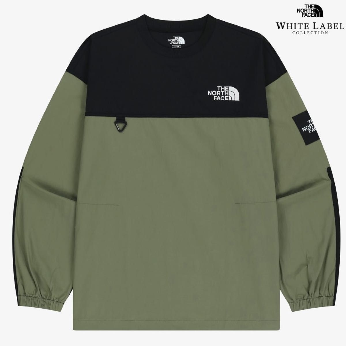 XXXL アルバニークルーネック カーキ ロンT ノースフェイス 韓国限定