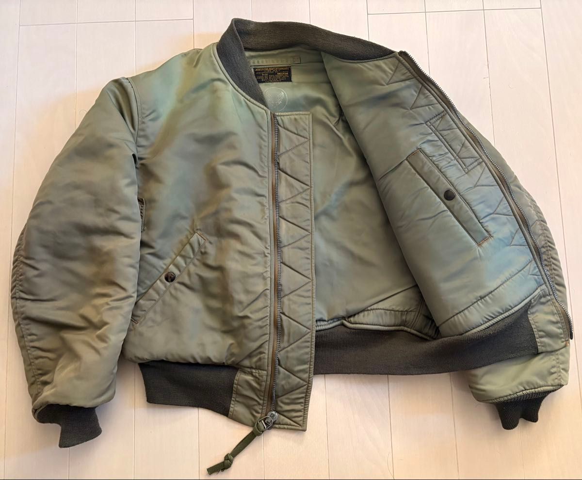 初期】バズリクソンズ MA-1 M13519 M フライトジャケット 50s｜Yahoo