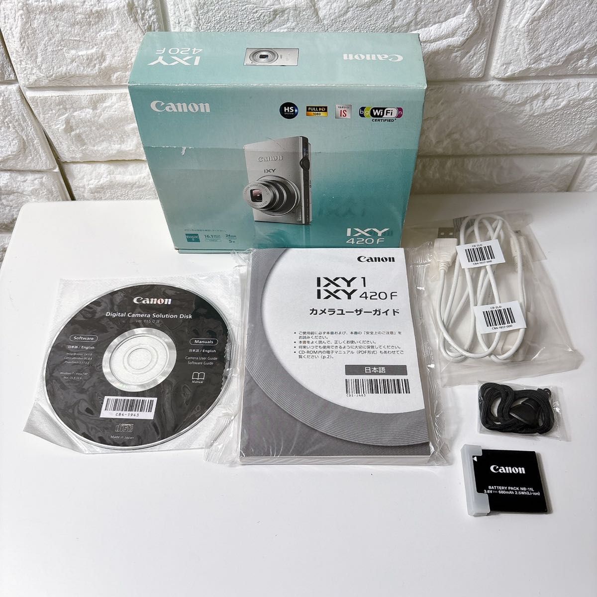 ジャンク Canon IXY 420F ブラック コンパクトデジタルカメラ 人気